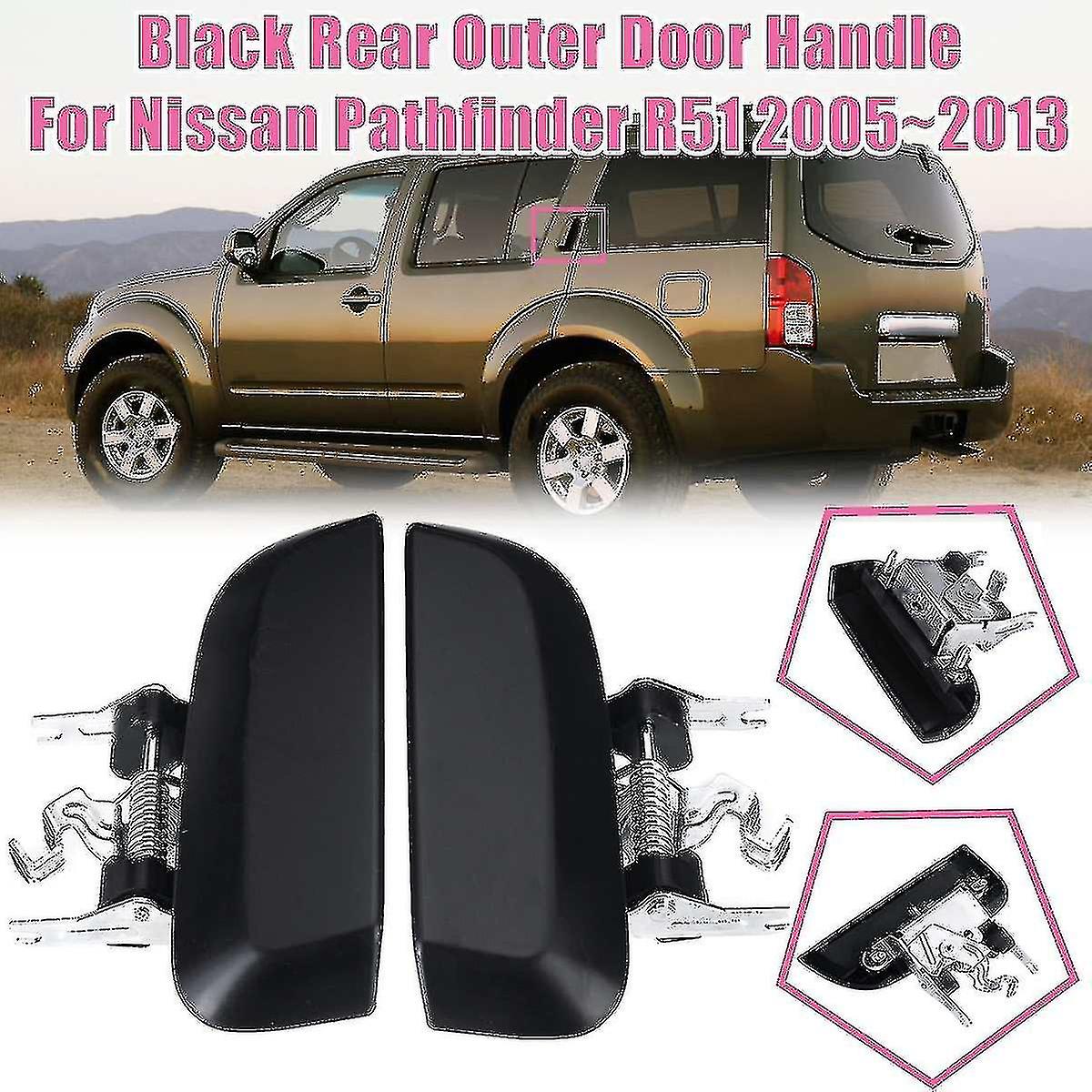 Evan-Fischer Exterior Door Handle For Nissan Pathfinder 2013-20 & Altima 13-18