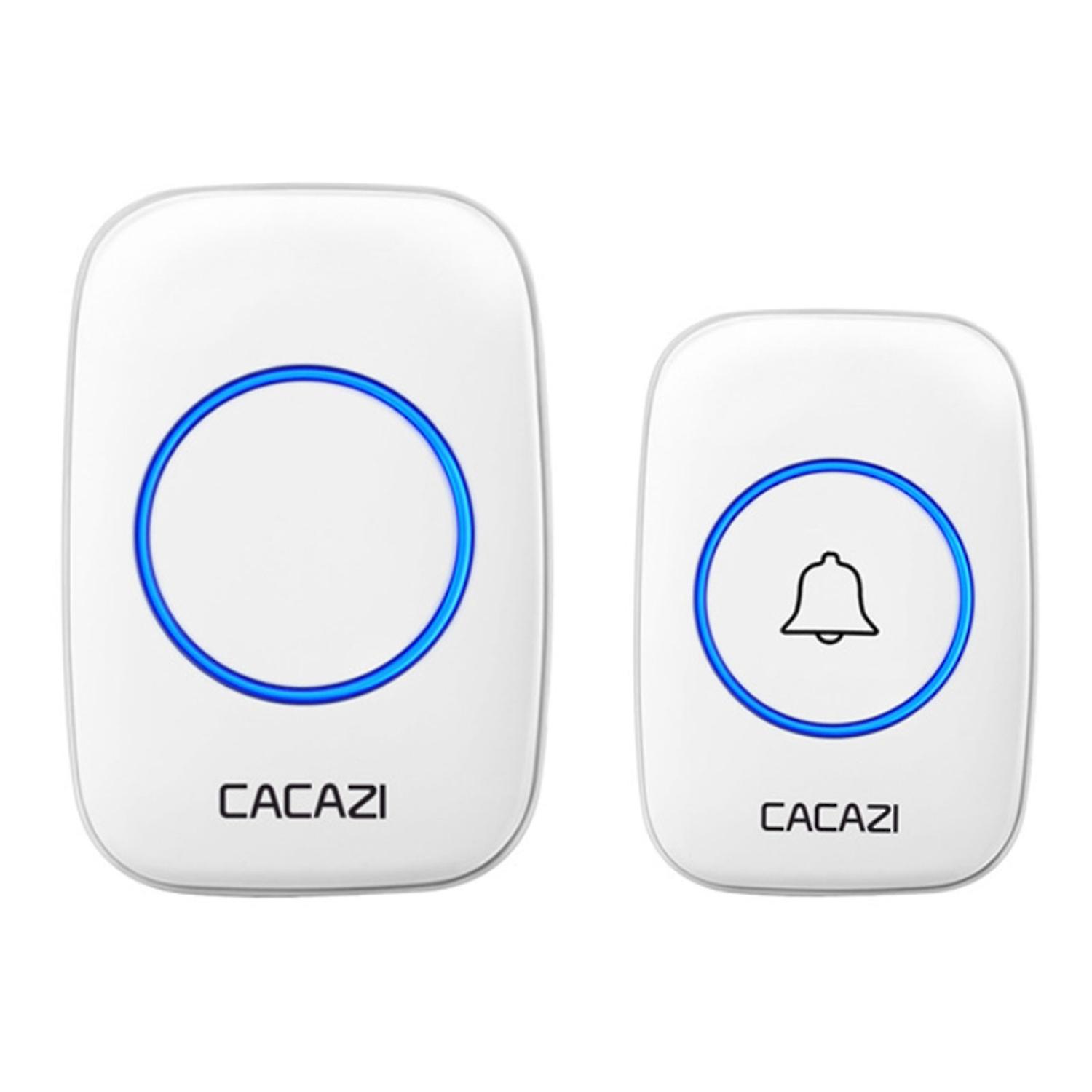 Wireless Doorbell Receiver Transmitter Battery Powered Simple Outside Waterproof Intelligent Remote