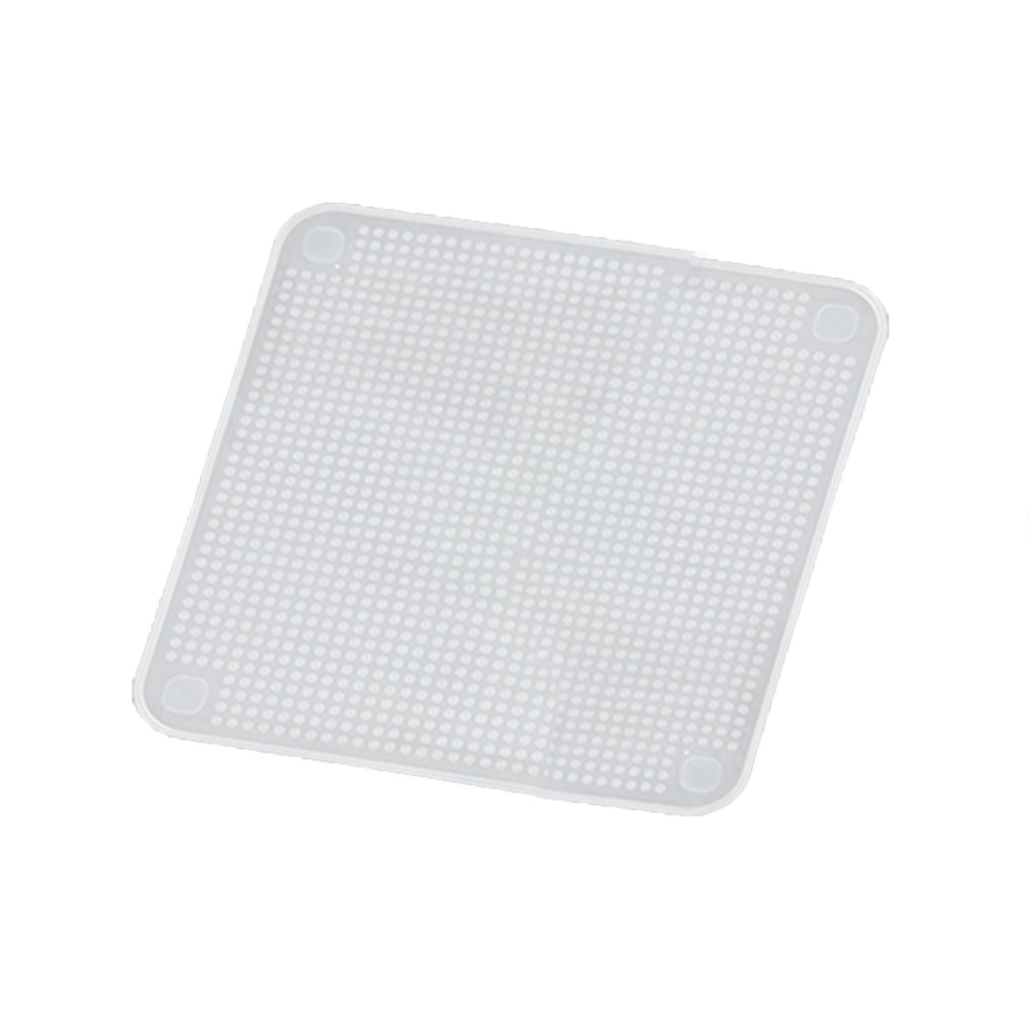 ZHOUBA Food Wrappers Reusable Kitchen Tool Silicone Clear Square Food Seal Cover Film for Home M