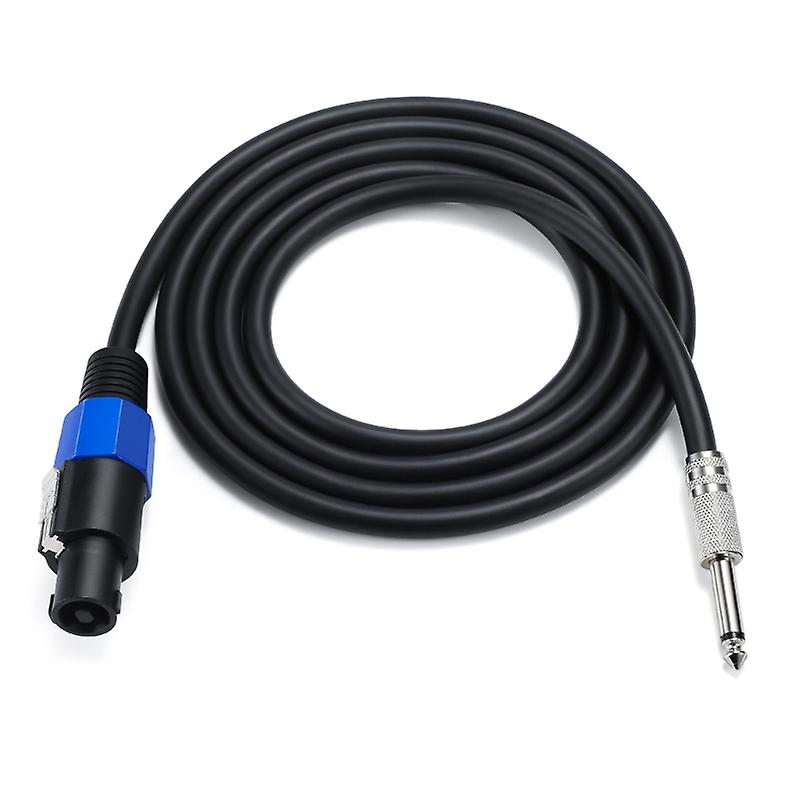 Speakon hanstik til 6,35 mm 1/4" han Mono TS Speakon lydforstærker