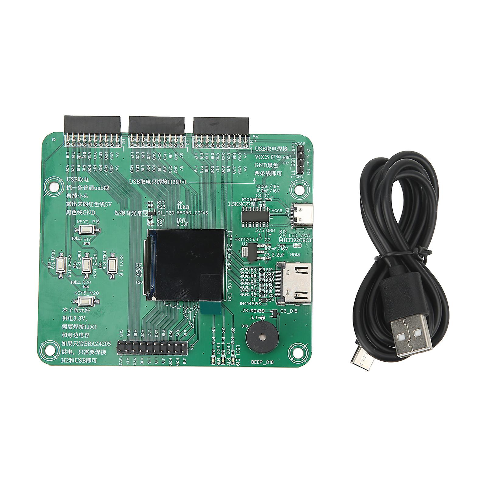 Development Board TFTP PS PL Testing Development Board Module with Screen USB Cable