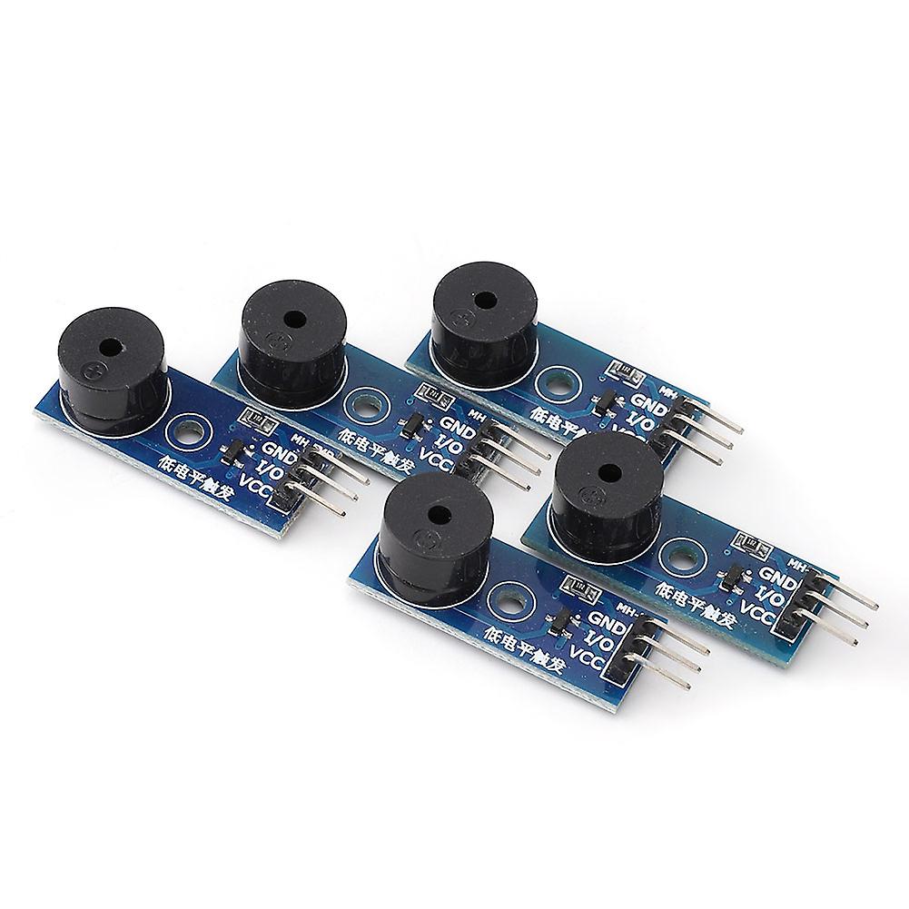 5 Pcs Passive Buzzer Module 3.3~5V 3.3x1.3cm Low Level Trigger
