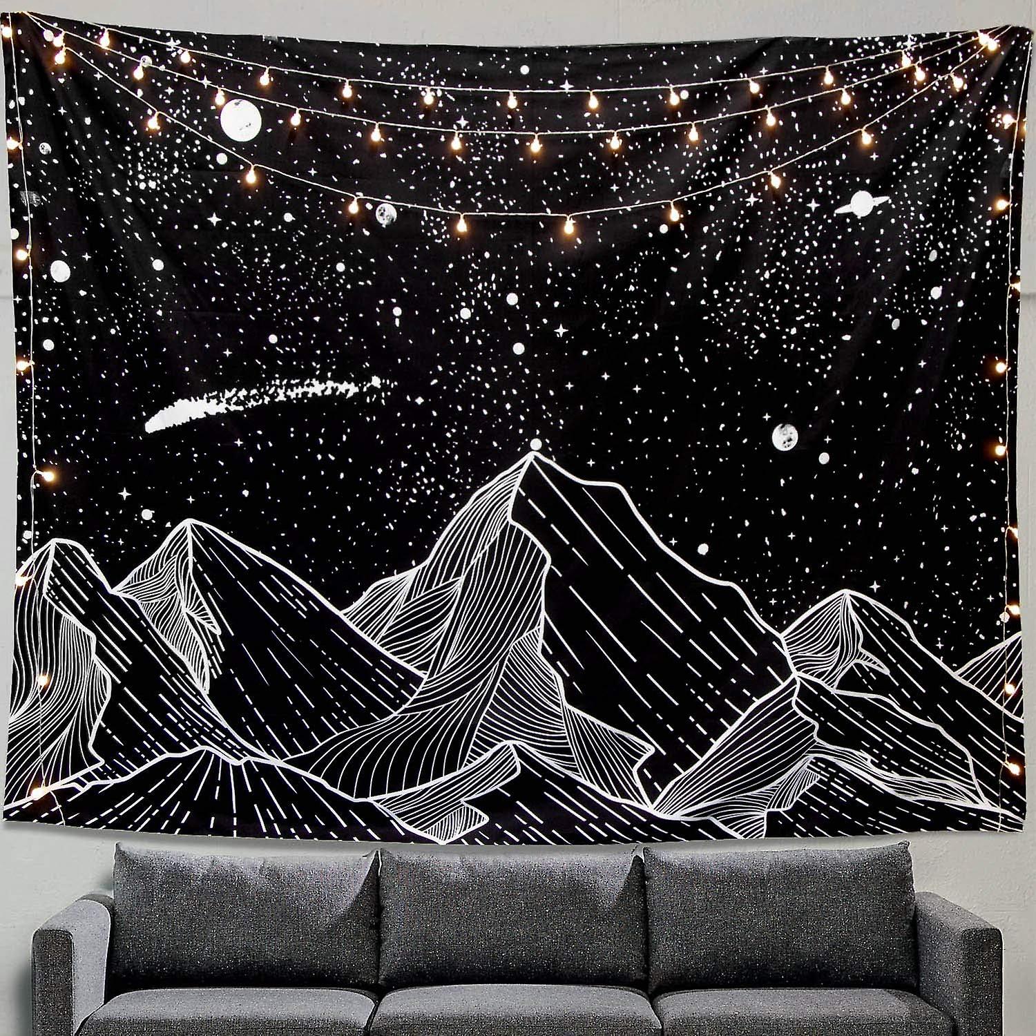 1pc Natural Night Forest Tapestry