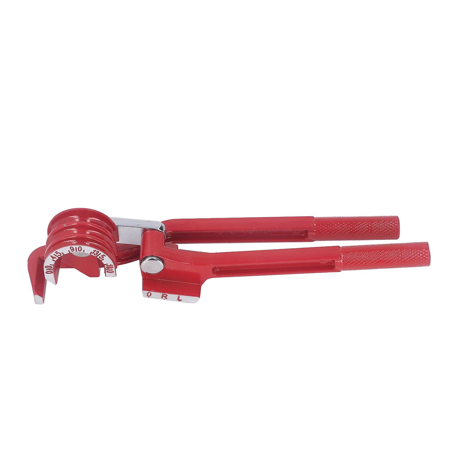 Qukaim Tube Bender 3 In 1 Tubing Bender, 180 Degree HVAC Tube Hand Tool for 1/4in, 5/16in, and 3/8in Tubing, Multi-Purpose with 3 Grooves
