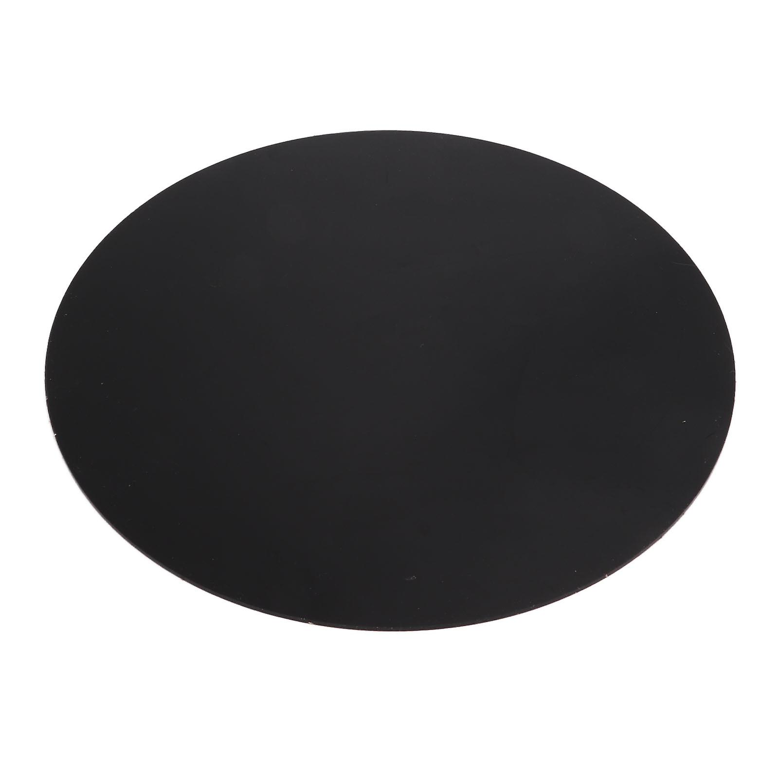 30cm x 30cm Acrylic Reflective Panel for Photo Display, Jewelry, Photographic Reflector, Black