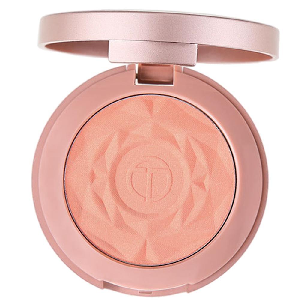 Face Blush with Brush and Mirror Naturally Complexion for Makeup 1 Color