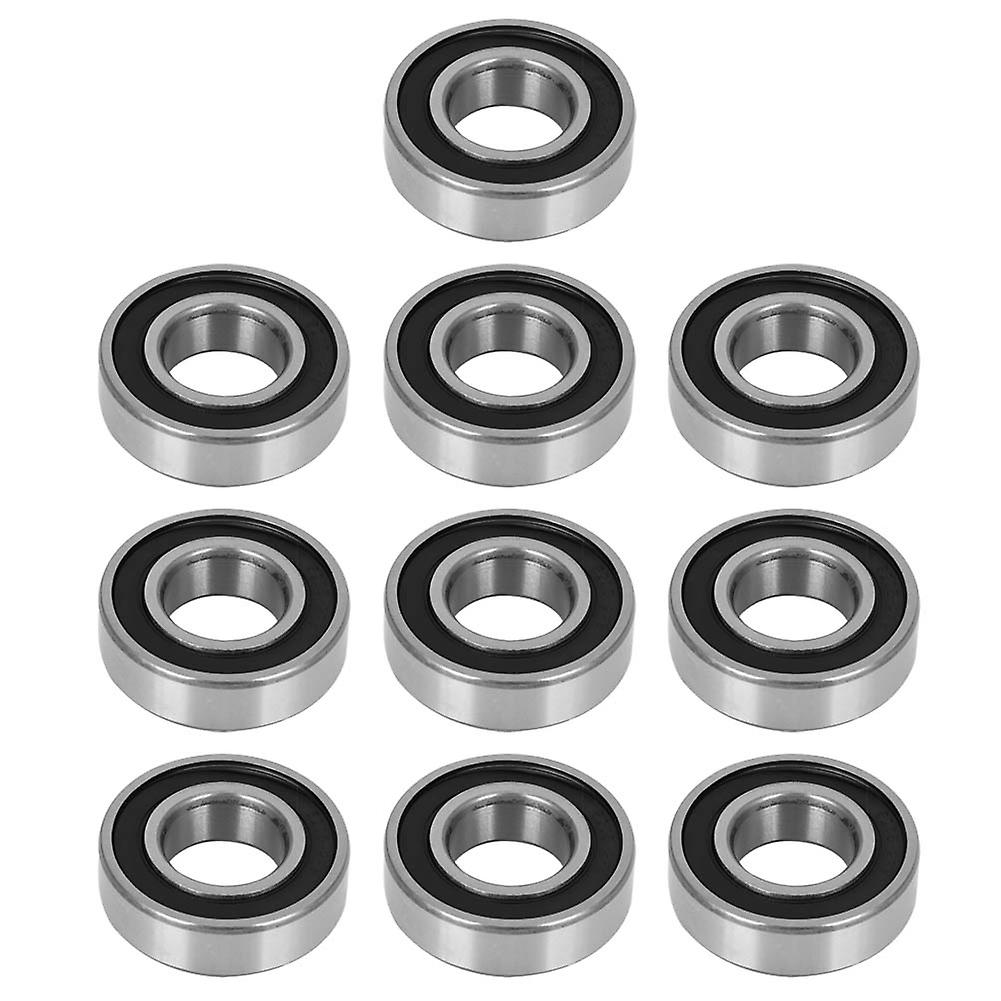 10pcs 6205-2RS Ball Bearing High Speed Rubber Cover for Automotive/Motor Mechanics