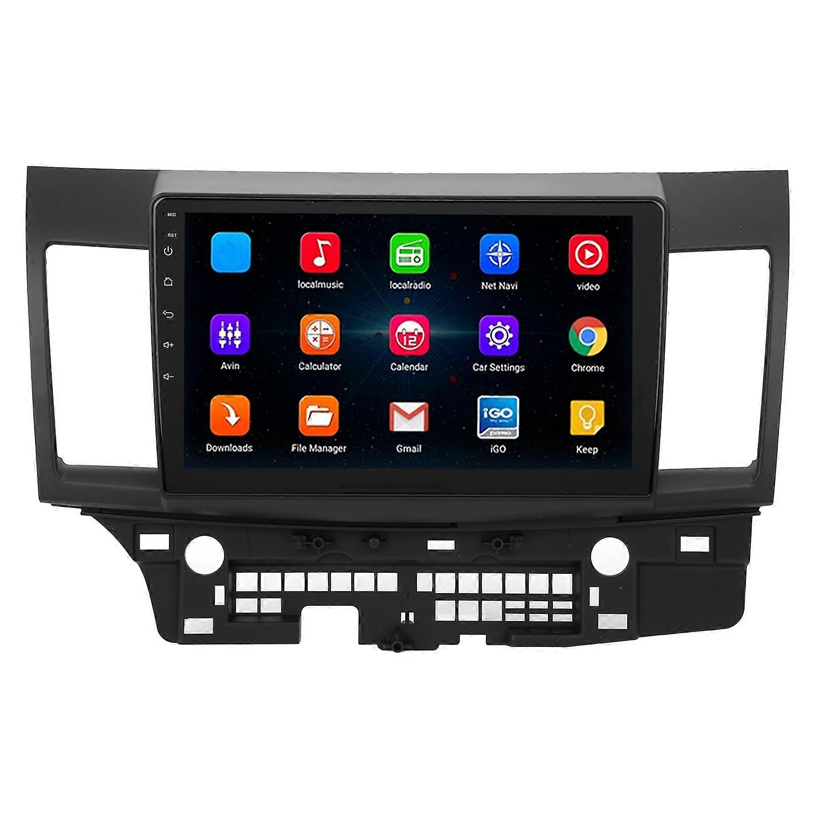 Autoradio stéréo 10,1 pouces, GPS, lecteur MP5 1+16 Go, système de navigation pour Mitsubishi Lancer EX (2010-2015)