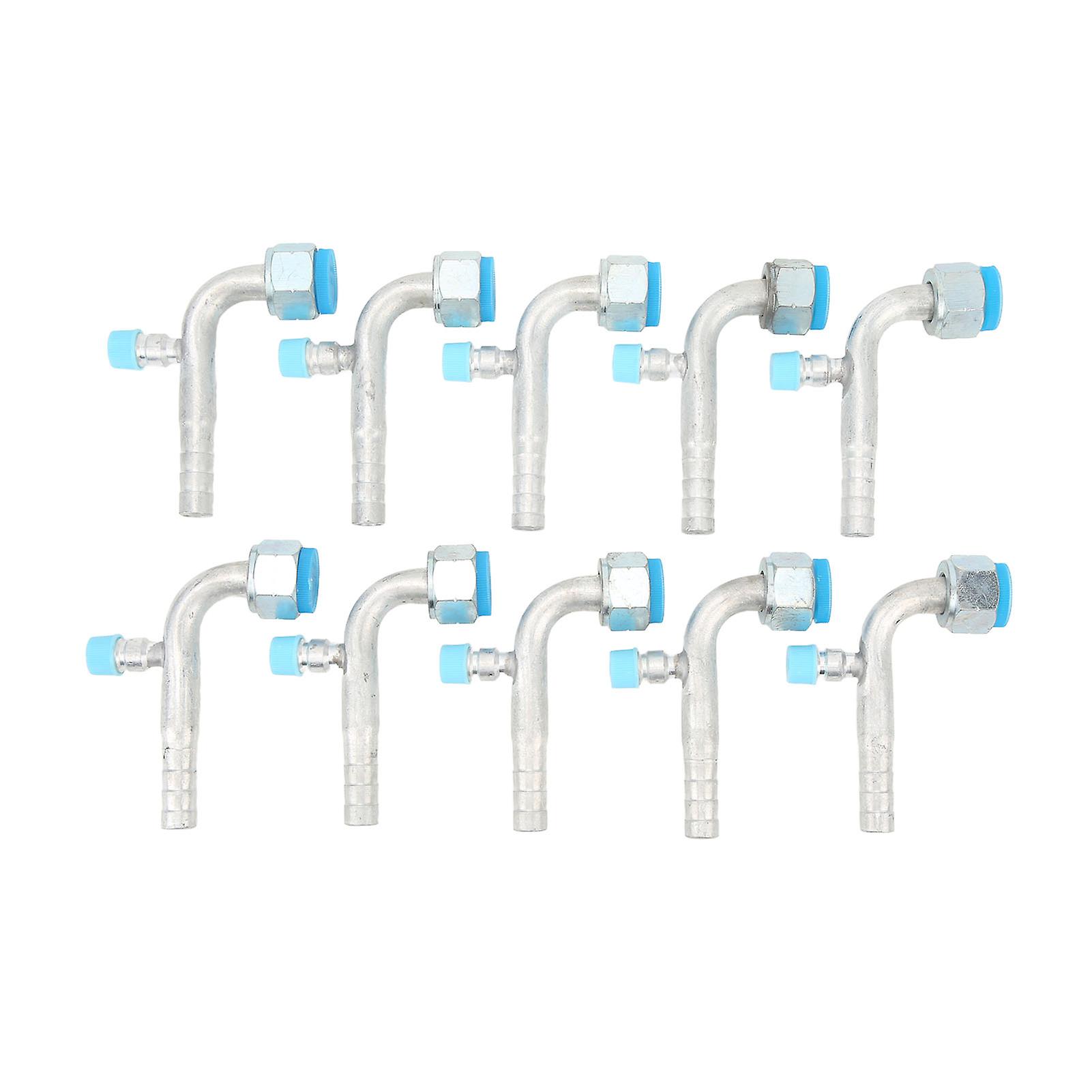 Car AC Hose Connector Set,10PCS Car AC Hose Car AC Hose Connector Car AC Pipe Connector High-Precision Functionality