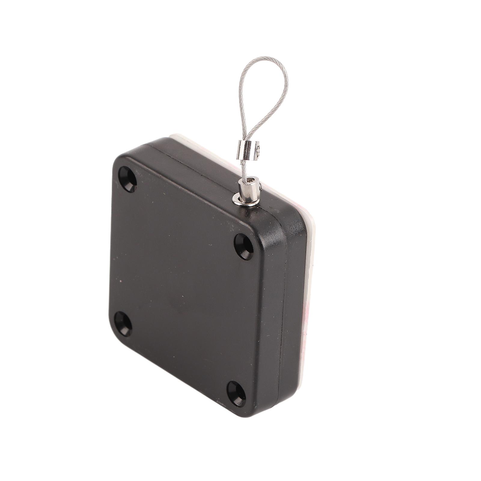 Automatic Door Closer 1.2m Wire Black ABS Plastic 63.3x63.3mm