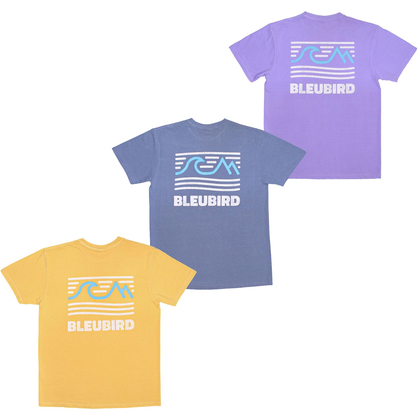 Bleubird Tides Crew Neck Short Sleeve T-Shirt Tee Top