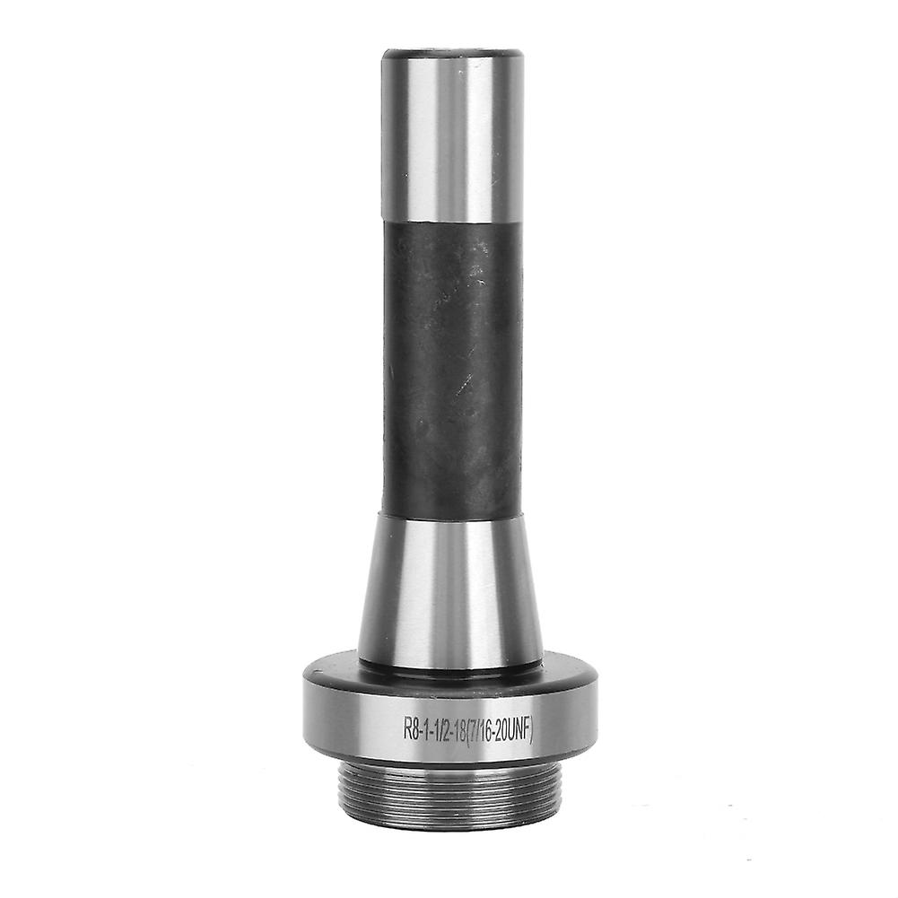 R8 Boring Drawbar 1-1/2"-18 Carbon Steel Lathe Tool with 7/16"-20UNF Thread, Durable Boring Shank for Precision Machining British Standard
