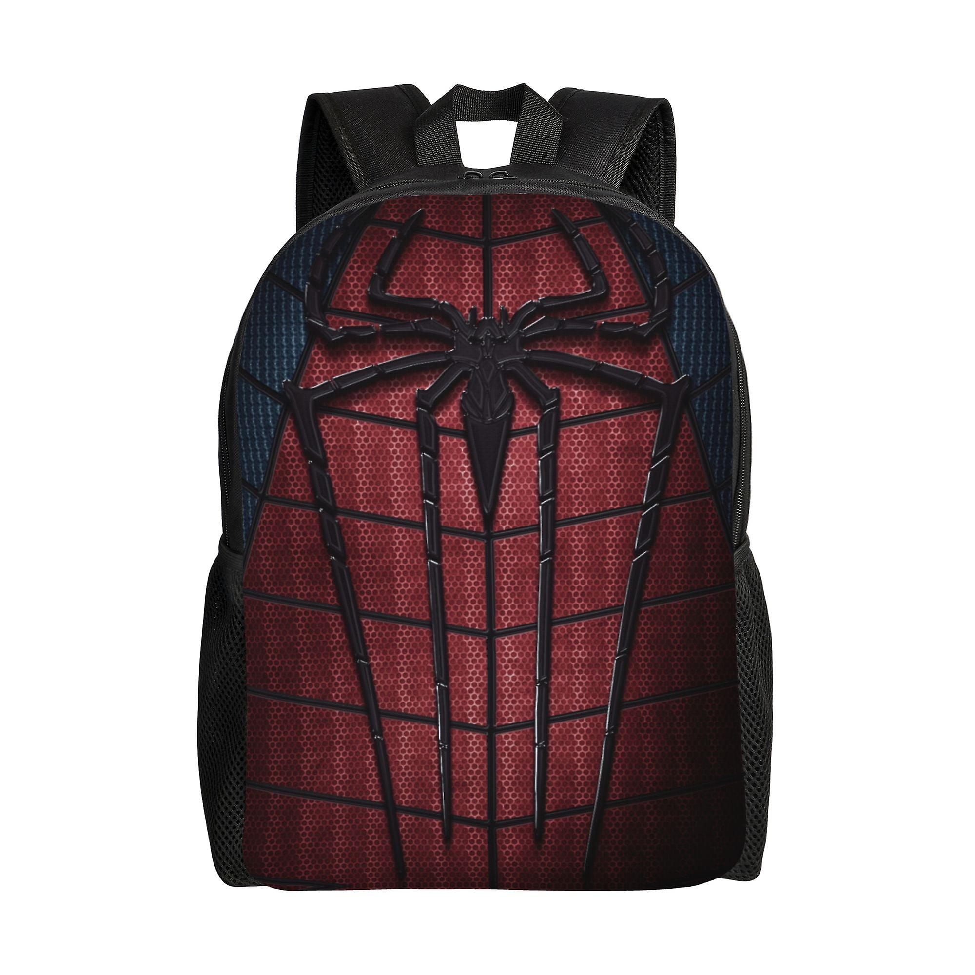 Spider Man Backpack, Adult Kids Simple Lightweight Casual Backpack for Children Student, Travel Backpack Laptop Backpack for College Work Camping