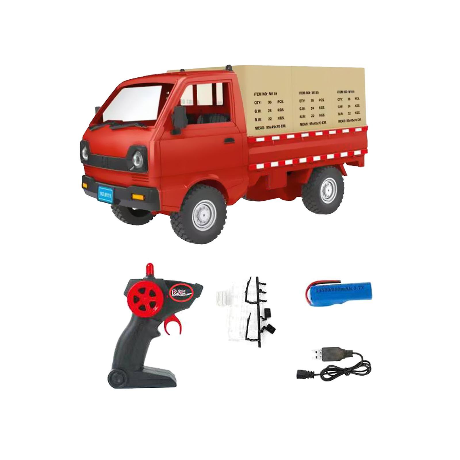 RC Car Toy Hand Eye Coordination with Light Fine Motor Skills 1/16 Truck Toy Pink