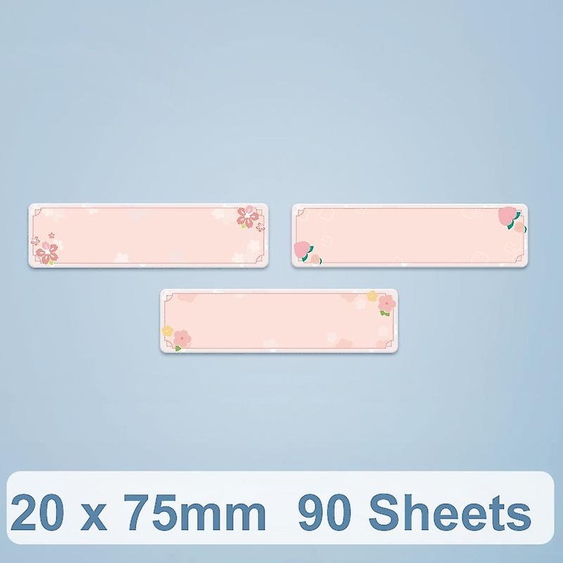 20 x 75mm 90 Sheets Thermal Label Paper For NiiMbot D101 20 x 75mm 90 Sheets