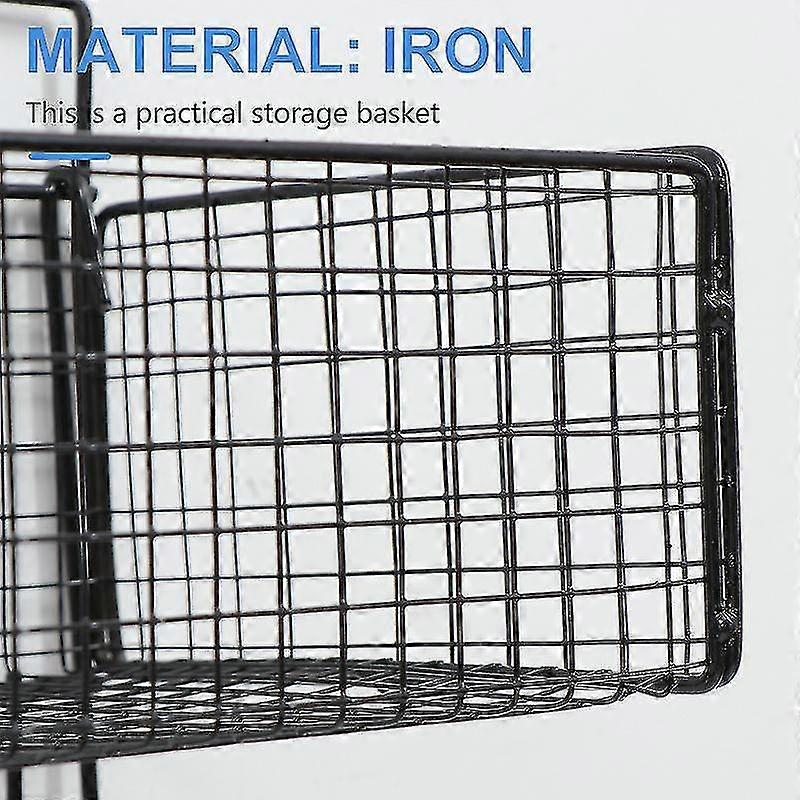 1set Storage Hooks, Hole-free Iron Storage Shelf