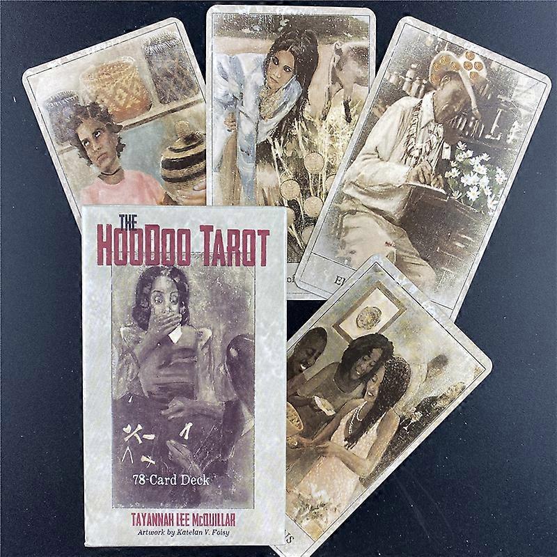 The Hoodoo Tarot Cards English Version Oracle Divination Fate Game Deck Table Board Games Playing Card With Pdf Guidebook