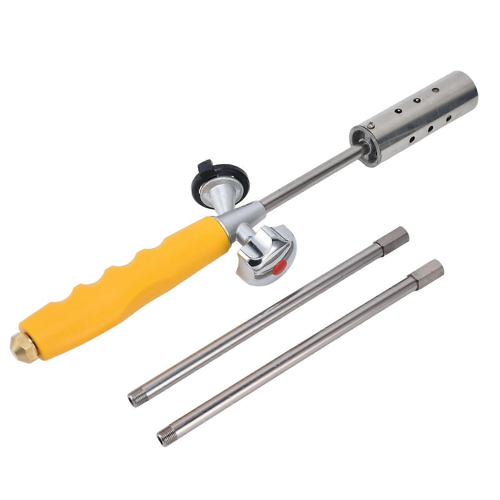 Adjustable Propane Torch Portable Weeding Torch Waterproof Heating Torch Outdoor Flamethrower
