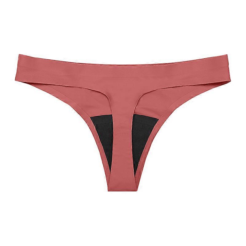 Nowy projekt Bezszwowe niskie talia, szczelne, 4-warstwowe majtki menstruacyjne Zmywalne majtki menstruacyjne z lekkim przepływem dla kobiet Stringi
