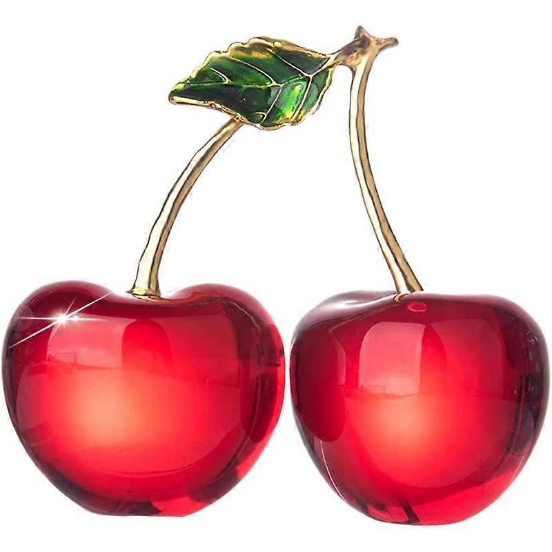 Barsinfi Crystal Fruit Decor Crystals Chilli Cherry Simulation Craft Home Decoration