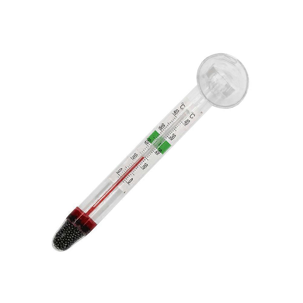 Aquarienthermometer Tauchglas-Aquarienthermometer mit Saugnapf zur Messung der Wassertemperatur