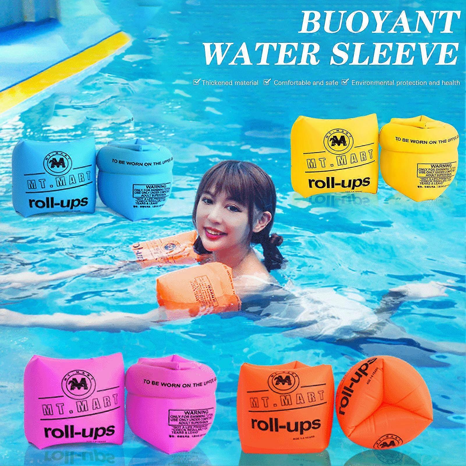 Swimming Pool Inflatable Armbands For Adults Double Airbag