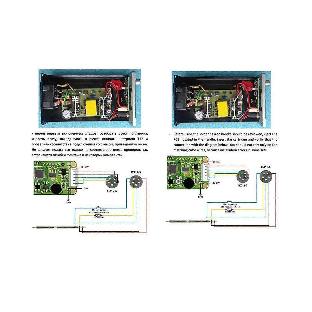 STM32 2.1S OLED T12 Solder Iron Temperature Controller Welding Tools Electronic Soldering Wake-Sleep Shock 110-240V(B)