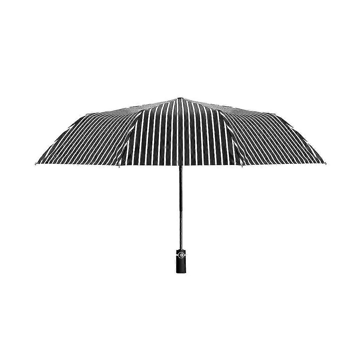 Windproof Travel Umbrella-Small Compact,Automatic,Strong Steel Shaft,Folding and Portable-Backpack