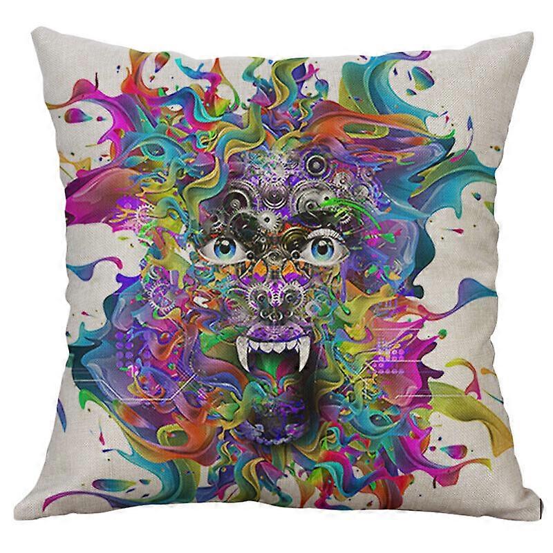 コットンリネンプリント頭蓋骨花枕カバー家の装飾クッションカバーデザイン937jpjcjh