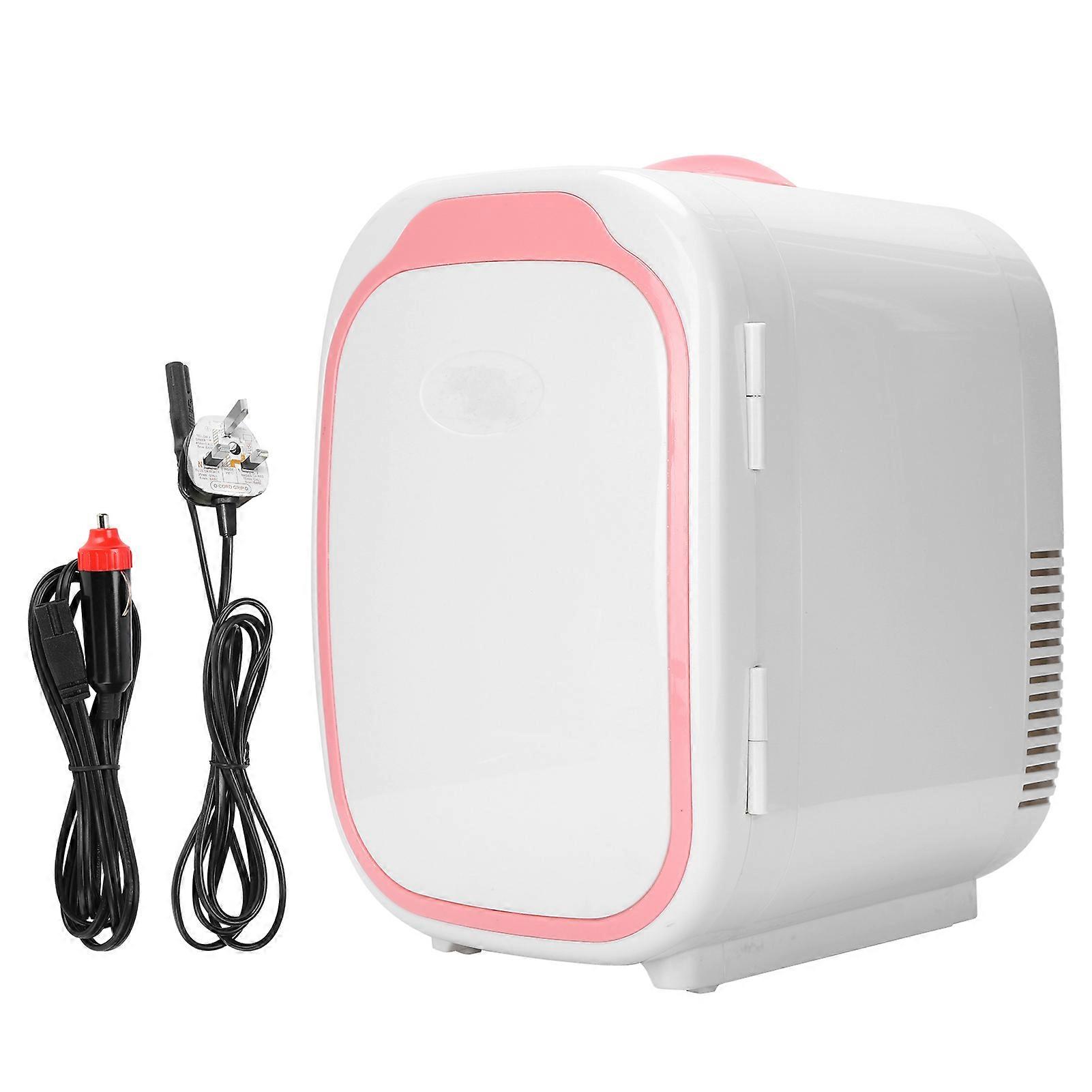 Mini Fridge Small Portable 6 Liters Refrigerator Cooler Warmer for Dormitory Rose Prise UK