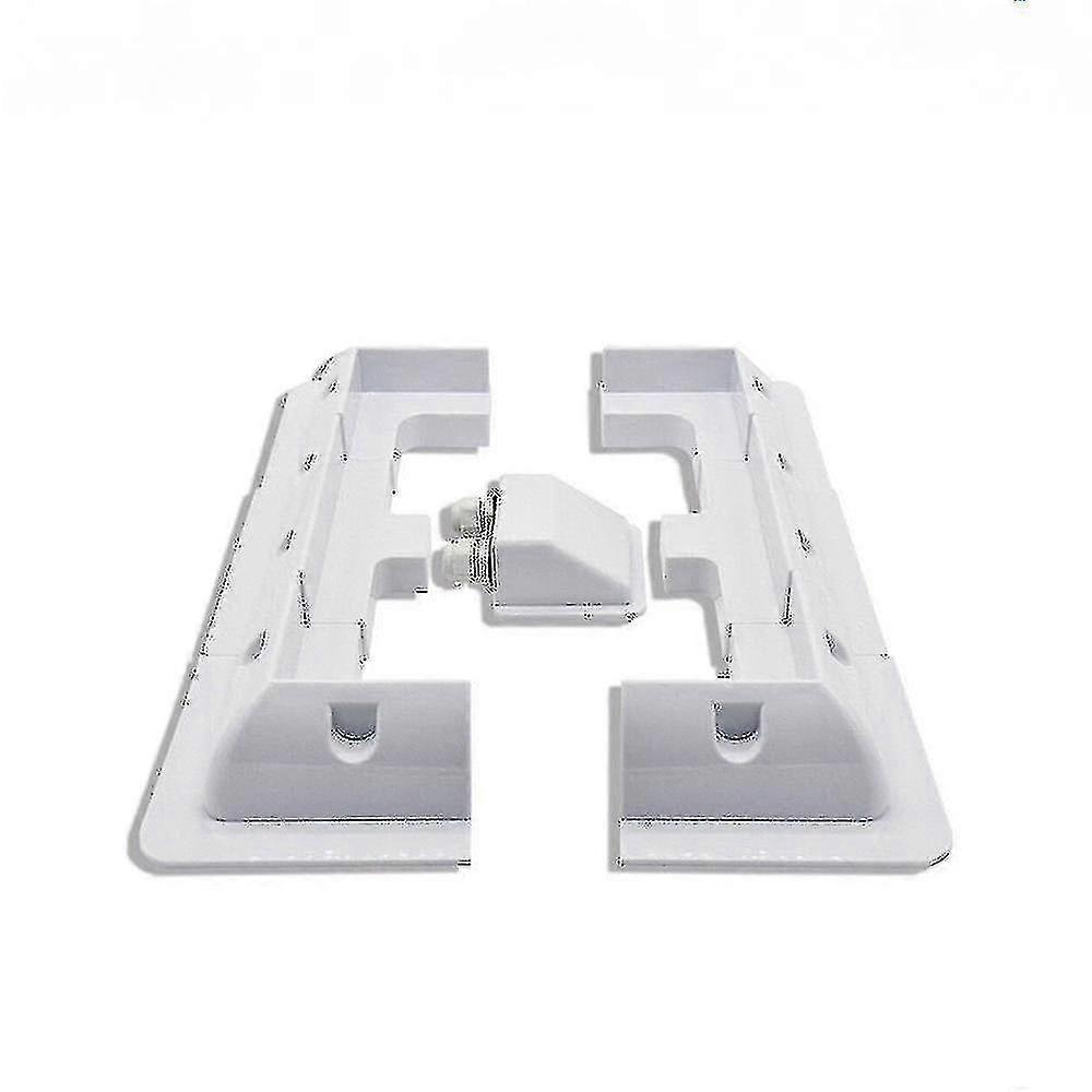 7pc White Rectangle Solar Panel Mounting Bracket Fixed-free Corner Bracket Bracket For Boats, Carava