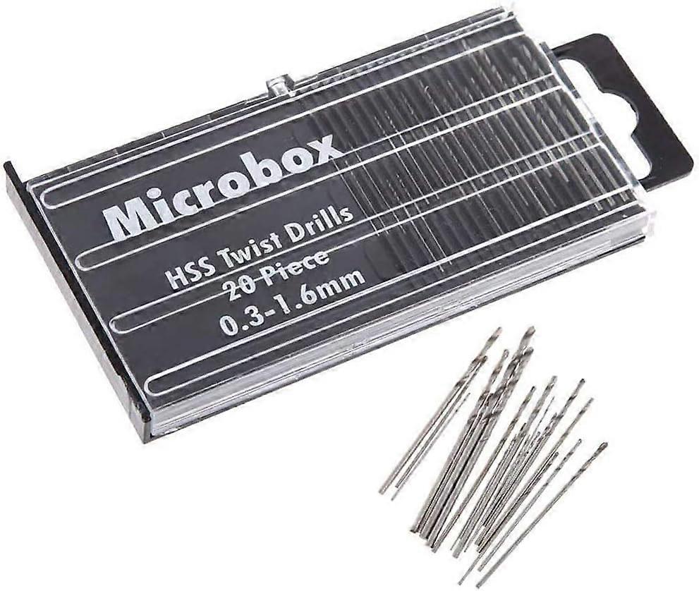 0.3mm-1.6mm HSS Mini Twist Drill Bit Set 20pcs,2024 Ping