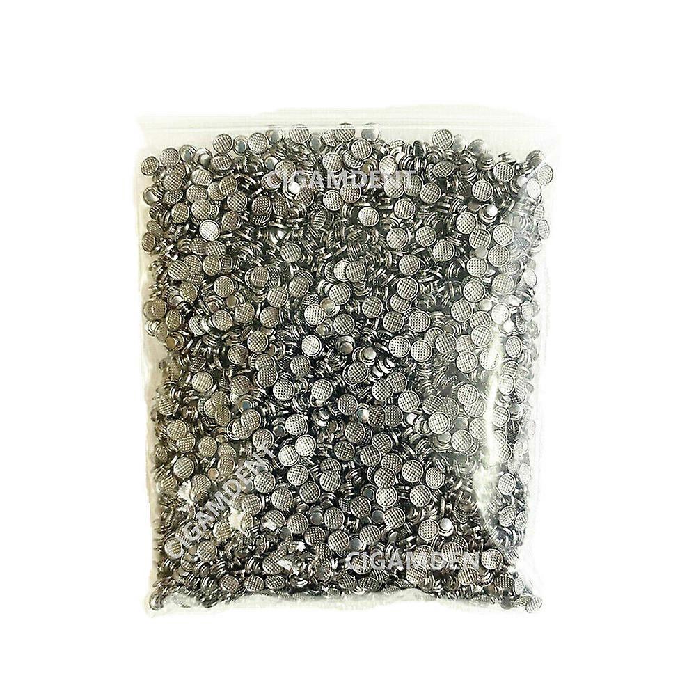 100Pcs Dental Ortho Lingual Button Bondable Round Base Bond Bonding Adhesive