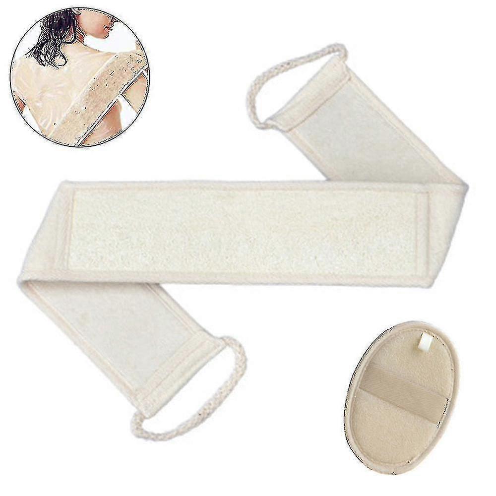 Loofah Bath Strap Exfoliating Massaging Back Scrubber Shower Towel