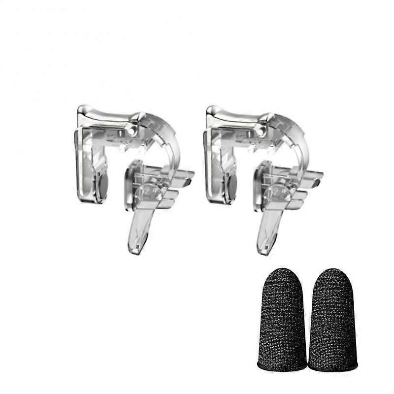 K9 Mobile Game Trigger For PUBG Phone Gaming 6 Finger Trigger Sensitive
