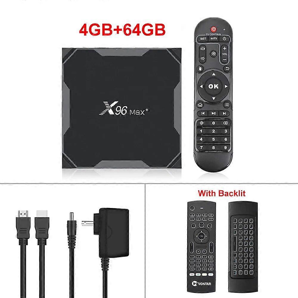 1000M Android 9.0 TV Box X96 Max Plus Amlogic S905x3 8K Smart Media Player 4GB RAM 64GB ROM X96Max Set top Box QuadCore 5G Wifi