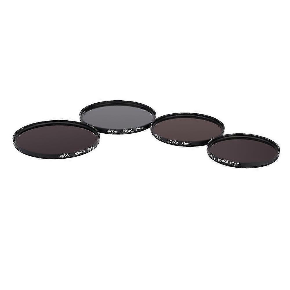77mm 10 Stop Fader Neutral Density Filter For Nikon Canon Dslr Camera