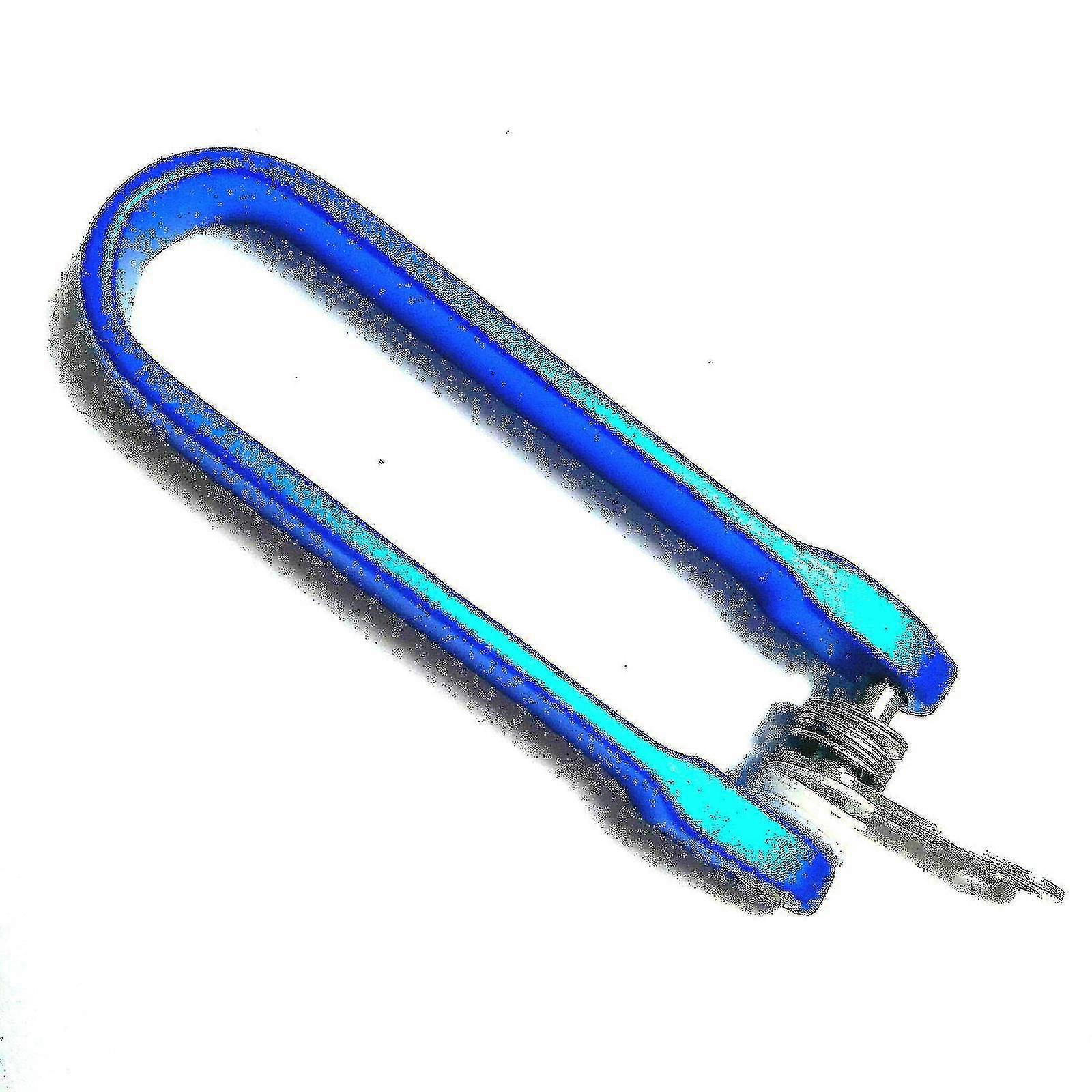 2pcs U-shaped Key Clip Aluminum Alloy Key Storage Accessories, Blue Auspicious