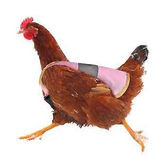 Chicken Saddles Poultry Aprons With Elastic Bands Chick Protectors (pink)-sy