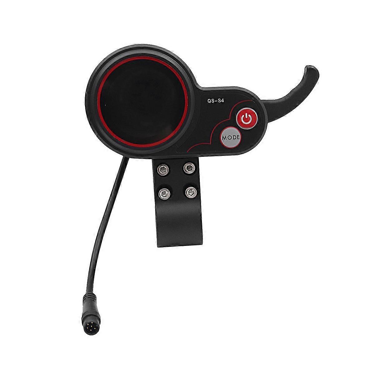 QS-S4 36 V-60 V Écran LCD d'accélérateur + clé de , câble long pour trottinette électrique Zero 8 9 10 8X 10X 6 broches Accessoires Accessoires