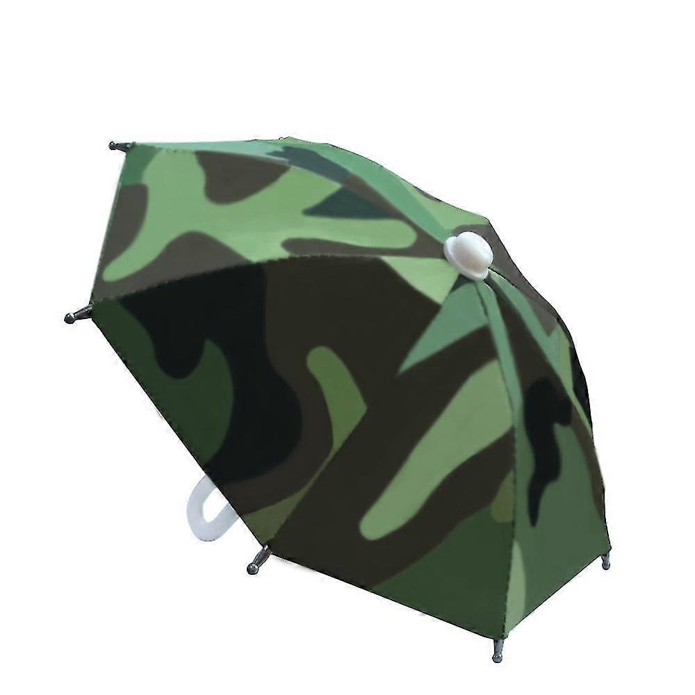 Mini Sunshade Umbrella Firm And Sturdy Ultraviolet Rays Block 1pc Motorcycle Phone Holder Polyester