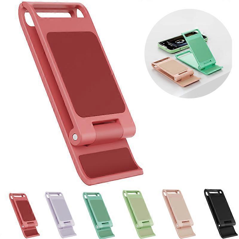 Foldable, adjustable, foldable mobile phone holder, portable, compact and universal