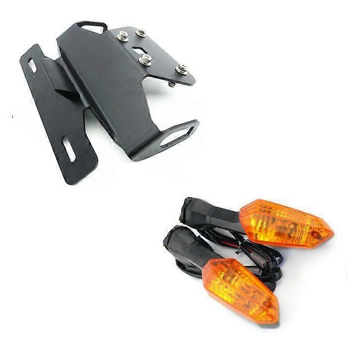 For KAWASAKI Z200 Z300 Fender Eliminator Tail Tidy LED Tail Light Turn Signals