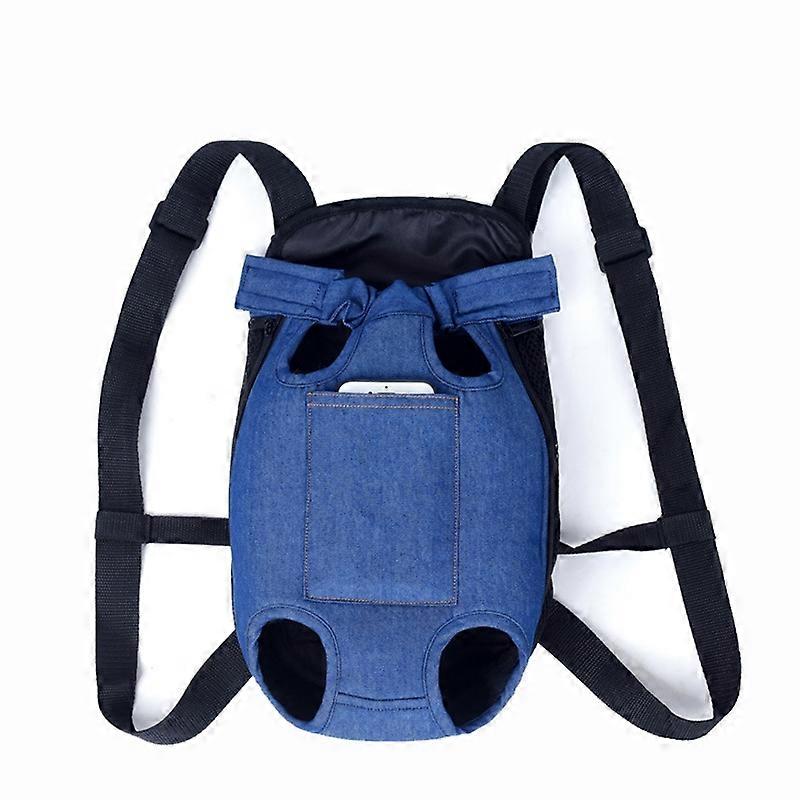 Pet Carrier Bag, Colour: Blue Denim (Size: S)