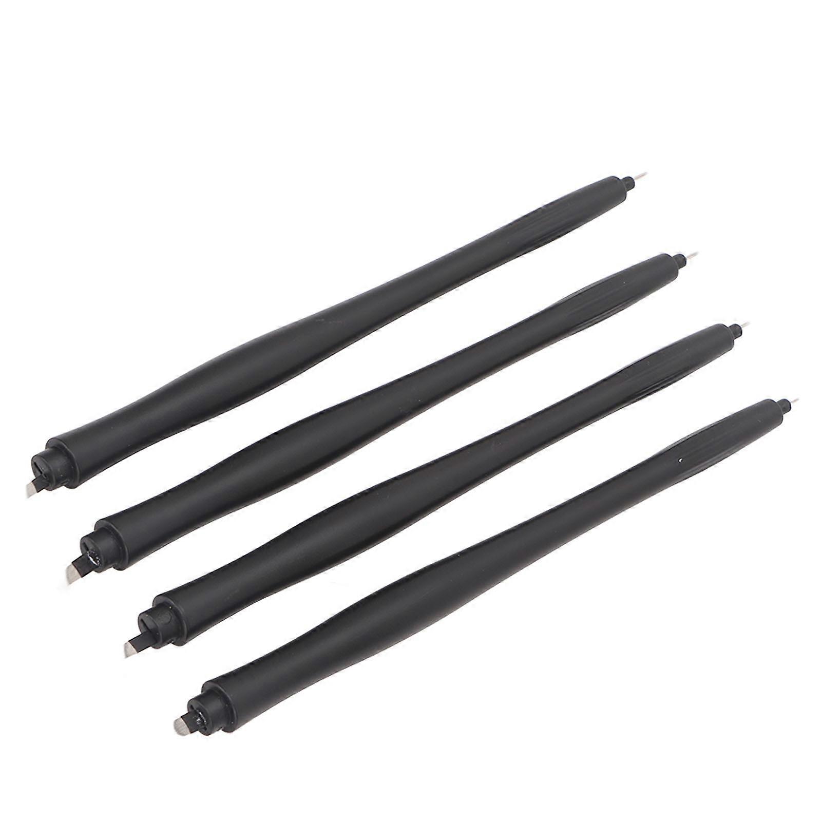 Microblading Manual Pen 12pcs Disposable Double Heads Eyebrow Makeup Tool Skidproof