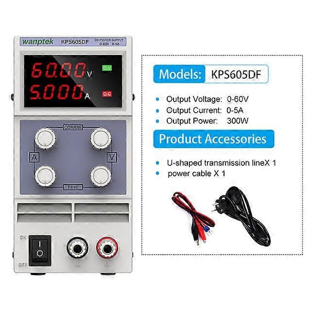 Adjustable DC Power Supply 30V 10A Lab Bench Power  Source Voltage Regulator Stabilizer Switch AC 110V 220V