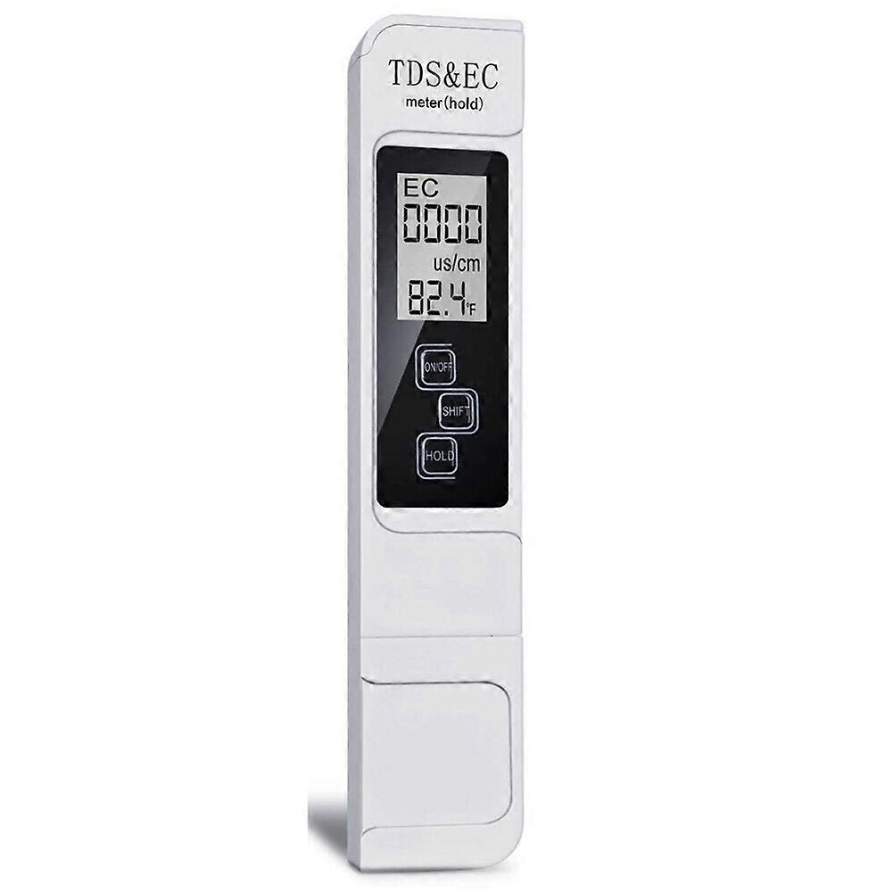 TDS EC Meter Digital Water Quality Tester 0-9999 Measurement Range Water Purity Temperature Meter T
