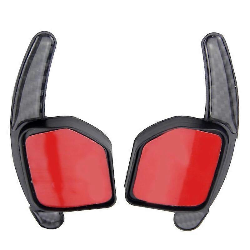 Motor Vehicle ControlsSteering Wheel Paddle Extension Shifters Shift Sticker Decoration Carbon Fiber Style for A1 A3 A4 A5 A7 Q5 Q7 TTS