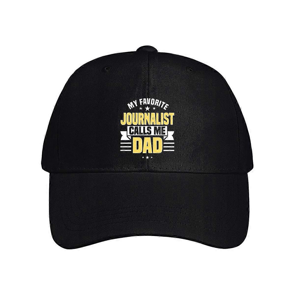 My Favorite Journalist Calls Me Dad Baseball Cap