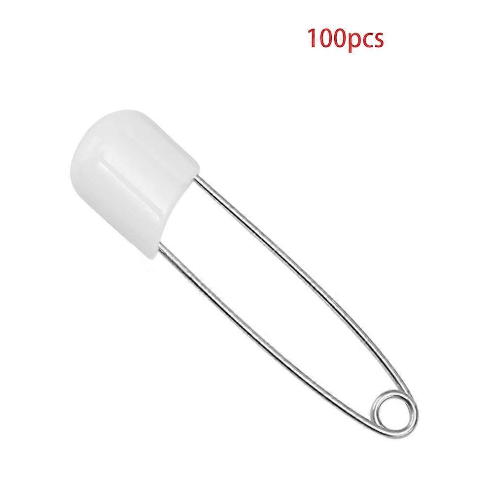 Dww-100pcs-pingles de sret bb, 53mm, Blanc